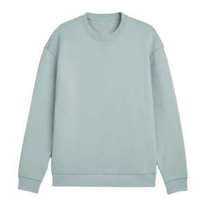 Sudadera de Cuello Redondo para Hombre, de Poliéster/Algodón, de Alta Calidad, Corte Regular, Lisa, con Impresión de Logotipo Personalizado, Estilo Urbano, Ecológica, para Primavera - Product Image 5