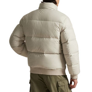 <b>Denim</b> <b>Hooded</b> Puffer <b>Jacket</b> 100% Polyester Waterproof Eco-Friendly Breathable Windproof Winter Coat Outdoor Fashion High <b>Men's</b> - Product Image 2