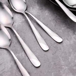 Mini Majestic <b>Set</b> of 6 Stainless Steel Spoons Long Handle Soup and Tea Serving Spoons Commercial Use <b>PC</b> Material - Product Image 2