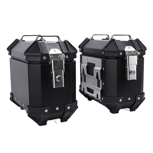 Boîte à bagages rigide pour <span class=keywords><strong>moto</strong></span> en aluminium, coffre de tourisme, sacoches latérales pour Honda Yamaha Suzuki <span class=keywords><strong>Kawasaki</strong></span> - Product Image 5