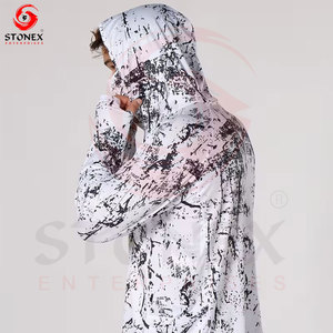 เสื้อฮู้ดดี้ตกปลาผู้ชาย UPF 50 แขนยาว แห้งเร็ว ปรับแต่งได้ สำหรับกิจกรรมกลางแจ้ง จำหน่ายส่ง - Product Image 4