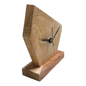 Horloge de bureau miniature en bois faite à la main, horloge décorative de table pour la maison, le bureau, décoration de bureau, article cadeau en bois, livraison directe d'usine - Product Image 3