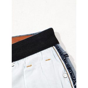 High Waisted Wide Leg Women Denim Pants Casual Straight Fit Jeans Stretch Denim Trousers For Ladies Jeans Wear - Product Image 2