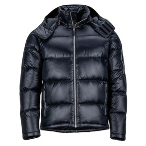 Blouson matelassé à capuche pour homme, design personnalisé, uni, respirant, imperméable, pour l'hiver - Product Image 3