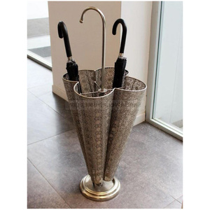 Elegant Steel Umbrella Stand with Designer Finish for High End Residential and Hospitality Interiors - Product Image 2