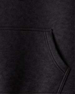 Customized Men <b>Black</b> Short Sleeve Hoodie Pullover Cotton <b>Fleece</b> Casual Streetwear Kangaroo Pocket Lightweight Summer Sweatshirt - Product Image 6