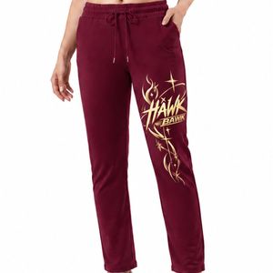 Pantalon de survêtement personnalisé pour femme, décontracté, avec cordon de serrage, coupe droite, longueur intégrale, taille ajustable, poches latérales - Product Image 1
