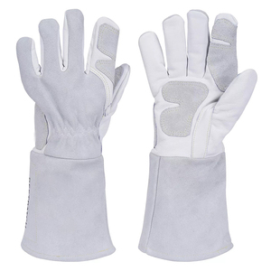 Leather Eco-Friendly Safety <b>Gloves</b> with <b>Touchscreen</b> & Needle Detection Thermal Protection Wrist-Length for Casual Daily Use - Product Image 6