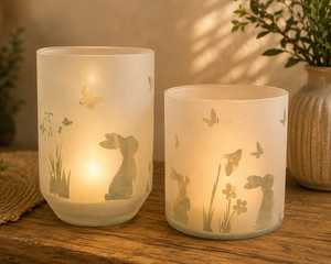 Offre Spéciale : Ensemble de Bougeoirs en Verre Dépoli pour Ambiance Romantique, Tables à Manger et Événements Décoratifs – Disponible à Bon Prix - Product Image 2