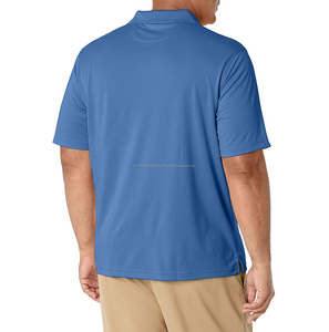 Camiseta Polo para Hombre de Color Sólido Cómoda de Secado Rápido MOQ Bajo Camiseta Polo 100% Algodón para Hombre - Product Image 2