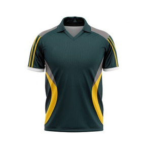 New Latest Design Breathable Eco-Friendly <b>Polyester</b> Plus Size Boy Adult Cricket Jersey <b>T</b>-<b>Shirt</b> Customized Casual Print Sport - Product Image 1