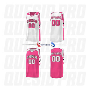 Nouvelle Collection Maillot de Basketball Unisexe Respirant Broderie d'Équipe Cousue Grande Taille Sublimation Broderie Basketball - Product Image 2