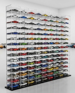 Vitrine de comptoir en acrylique transparent sur mesure pour modèles de voitures miniatures - Boîte de présentation pour magasin de détail - Product Image 5