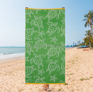 Toallas de piscina y playa de lujo de algodón de 500 GSM para hotel, de secado rápido, suaves, extra absorbentes, al por mayor - Product Image 1