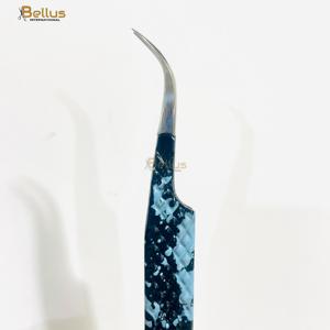 Pince à cils de précision en acier inoxydable, outil professionnel pour extensions de cils, qualité salon durable, pointe lisse, 12-14 cm - Product Image 5