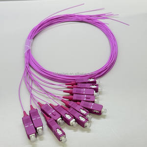 ราคาโรงงาน MM G652D สายไฟเบอร์ออปติก 12 เส้น แบบมีสี หุ้มด้วยวัสดุ LSZH ความยาว 1.5 เมตร สายพิกเทลไฟเบอร์ออปติก OM2 OM3 OM4 - Product Image 4