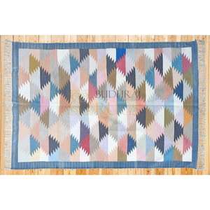 Alfombra Kilim de algodón de tejido plano de calidad superior para pasillos ocupados y habitaciones familiares, alfombras y juegos - Product Image 4