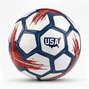 Ballon de football international de qualité supérieure, cousu à la machine, 32 panneaux, écologique, résistant à l'eau, taille officielle 4, personnalisé - Product Image 3