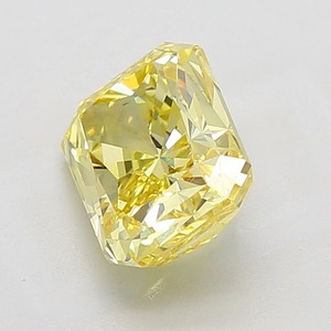 Diamant Jaune Vif Fantaisie Taille Radiant 4,01 carats, Pureté VS2, Taille Excellente, Certifié, pour Bijoux de Luxe - Product Image 4