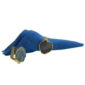 Porte-serviettes en agate au design antique pour la décoration de table, les mariages et les hôtels, accessoires de table, anneaux à serviettes - Product Image 4