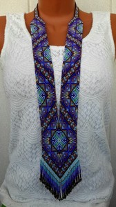 TRENDY Handicrafts/ Massai/African nacklace/ for women /for gifted/multicolor jewellery/women long Nacklace/with earring - Product Image 4