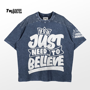 Camiseta Twillsports 2026 para Hombre, de Alta Calidad, Secado Rápido, Antiarrugas, Estampada, 100% Algodón, Tejido de Punto, Prelavada, Manga Corta - Product Image 5