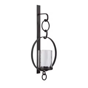เชิงเทียนติดผนังโลหะพรีเมียม ตกแต่งผนังบ้าน ห้องนั่งเล่น ห้องนอน ของตกแต่งภายใน - Product Image 2