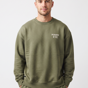 เสื้อสเวตเชิ้ตคอกลมทรงหลวมสำหรับผู้ชาย ผ้าฝ้ายนุ่ม สวมใส่สบาย ทรงโอเวอร์ไซส์ แขนยาว เหมาะสำหรับใส่ในชีวิตประจำวัน - Product Image 3