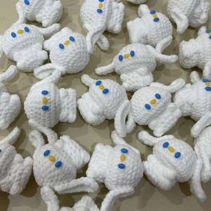 Crochet Animal Keychain Handmade <b>Cute</b> Amigurumi Keychain Pendant Knitting <b>Keyring</b> Backpack Car Charms OEM ODM Made In Vietnam - Product Image 3