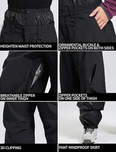 Pantalones de Nieve con Descuento en Venta, Pantalones de Esquí para Deportes de Invierno al Aire Libre, Impermeables, Transpirables y Resistentes al Viento, Ropa de Snowboard Económica - Product Image 6