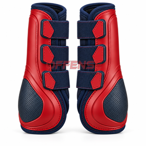 Botas de cepillado para caballos de calidad con diseño flexible, interior suave y cierre fiable para entrenamiento, competición y uso diario. - Product Image 1