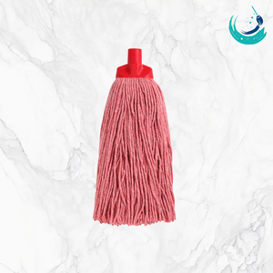KSR High Quality Cotton Full Colour Yarn Socket <b>Mop</b> Heads with Four Colour Clip Holder for Floor <b>Cleaning</b> System Cut End - Product Image 3