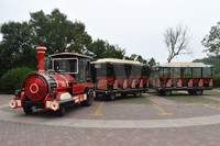 NOVA RIDES Grand train sans rails personnalisé ST-42, trains diesel, train touristique de Chine, produits directement de Chine