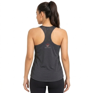 Débardeurs personnalisés pour femmes, imprimés numériquement, écologiques, avec logo sur le devant - Matière polyester et élasthanne - Product Image 2