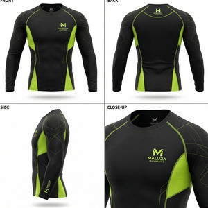 Traje Deportivo de Compresión Unisex Premium para Gimnasio y Running, Secado Rápido, Ligero, Transpirable y Elástico, Serie Europa Maluza - Product Image 6