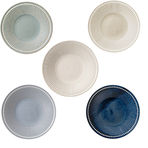 Albee 220 <b>Plate</b>-Made in Japan Mino Ware Flat Sushi Dinner <b>Plate</b> for Families - Product Image 1
