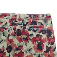Pantalones Cortos de Mezclilla Casuales Vintage de Verano Transpirables de Secado Rápido Cortavientos con Botones y Cintura Media de Pierna Recta con Estampado al por Mayor