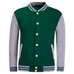 Chaqueta Bomber Universitaria de Béisbol para Hombre, Personalizada, de Alta Calidad OEM, Chaqueta de Cuero Varsity con Parche Bordado y Mangas Delgadas - Product Image 5