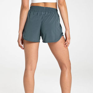Shorts Deportivos de Cintura Alta Elástica para Mujer, Ligeros, de Secado Rápido, con Spandex, para Entrenamiento, Yoga, Playa, Verano, Corte Holgado - Product Image 2