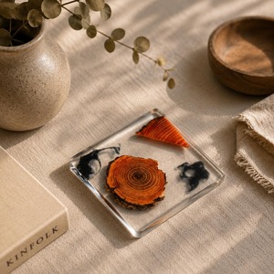 Handmade Art Deco Epoxy Resin Wood <b>Coaster</b> Set Holder Natural Wood Slice <b>Drink</b> <b>Coasters</b> Wedding Luxury Table Decoration Gift - Product Image 3