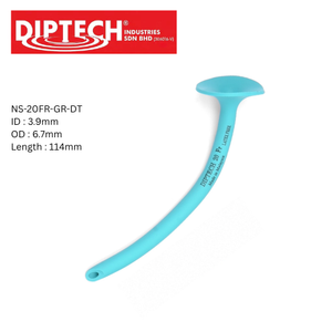 Meilleure Vente : Tube de Voie Respiratoire Nasopharyngée Stérile Robertazzi Design Sans Latex NS-20FR-GR-DT à Embout Trompette - Product Image 1