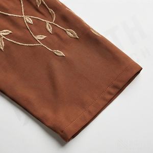 Último Diseño de Abaya Personalizada para Mujer, Alta Calidad, Bajo MOQ, Precio Accesible, Ropa Modesta y Cómoda, Venta al Por Mayor - Product Image 5