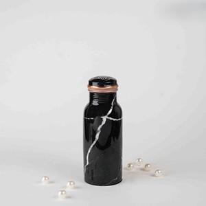 Vintage Floral Copper Water <b>Bottle</b> Retro Inspired Designer Drinking <b>Bottle</b> for Daily Use and Gifting Use - Product Image 5