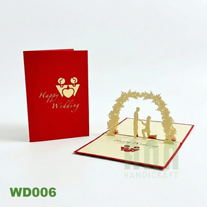 การ์ดแต่งงานแบบป๊อปอัพ 3 มิติ สำหรับคู่รักเพศเดียวกัน ประเทศเวียดนาม การ์ดเชิญงานแต่งงาน การ์ดอวยพร - Product Image 5