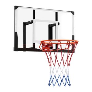 Aro de Baloncesto de Acero Sólido de 44 Pulgadas para Montar en la Pared con Tablero de PC de 0.08 Pulgadas de Grosor, Equipo de Entrenamiento para Exteriores - Product Image 1