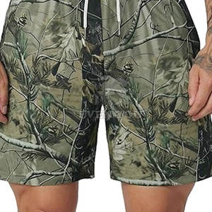 Pantalones Cortos con Estampado de Jungla de Último Diseño para Hombre, Estilo Urbano Moderno, Cómodos para el Uso Diario en Verano - Product Image 4
