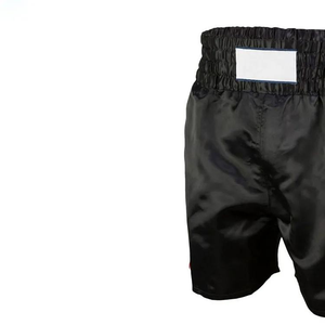 Shorts de Muay Thai pour hommes, polyester de haute qualité, mélange de satin, durables, confortables, shorts d'entraînement de kickboxing pour hommes, Muay Thai - Product Image 3
