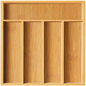 Organisateur de tiroir de cuisine rectangulaire en métal, 4 à 7 compartiments, multifonction, pour couverts, écologique - Product Image 5