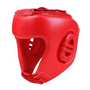 Protège-tête de boxe et de taekwondo rond respirant de haute qualité, personnalisable, ajustement universel unisexe, en PU, durable - Product Image 1