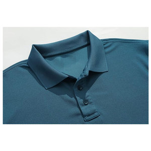 เสื้อโปโลผู้ชายแห้งเร็ว แขนสั้น สำหรับกีฬากอล์ฟ เทนนิส ลำลอง มีปก น้ำหนักเบา ระบายอากาศได้ดี ซึมซับเหงื่อ - Product Image 4